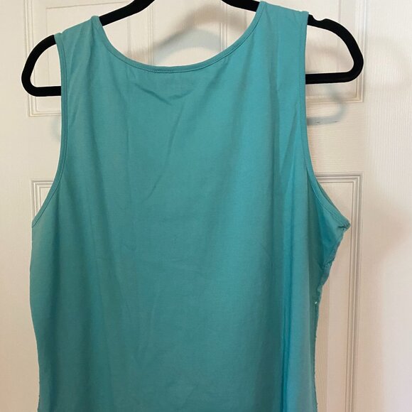 Cotton tank-top with sequins! - Picture 2 of 3